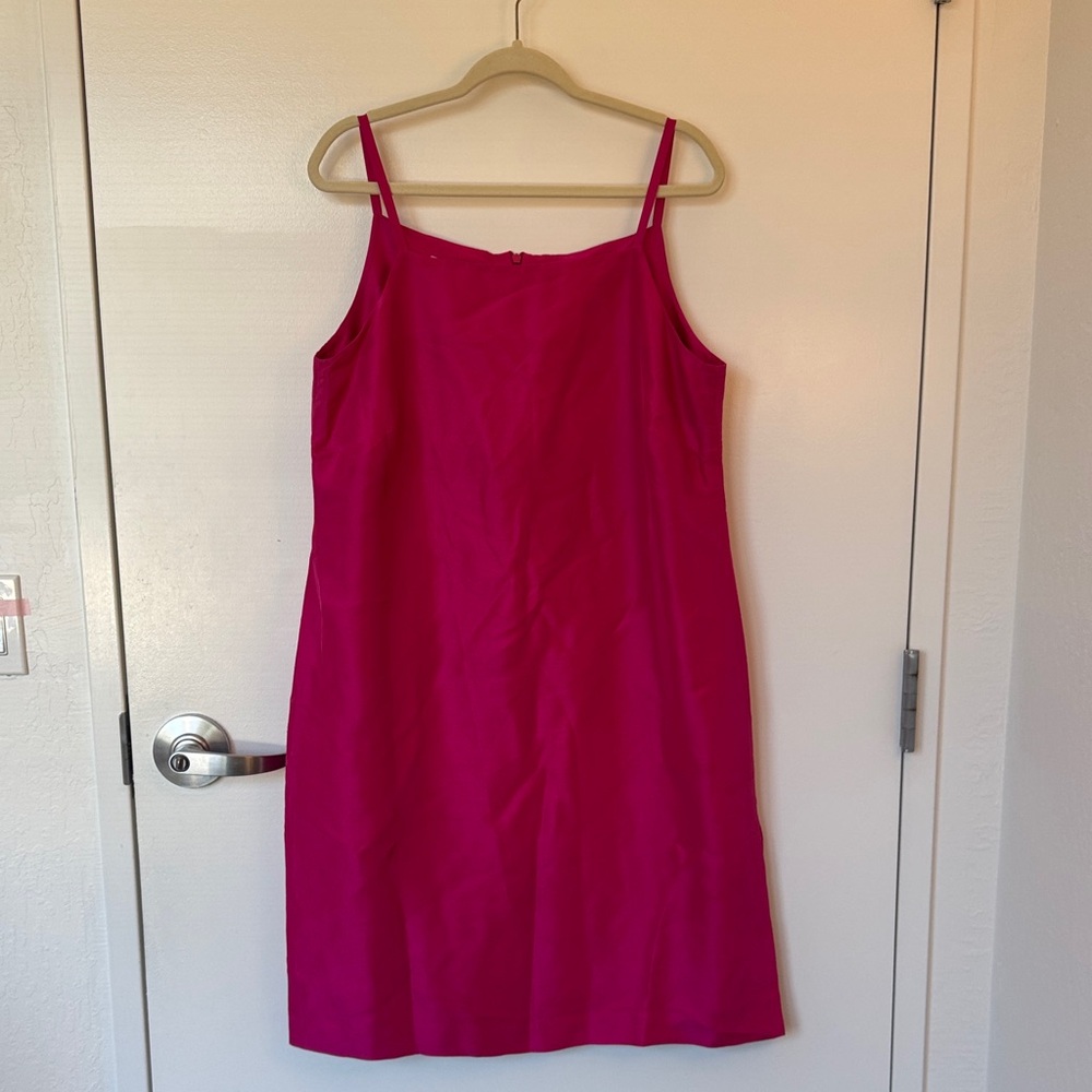 Jones New York Fuchsia Silk Dress